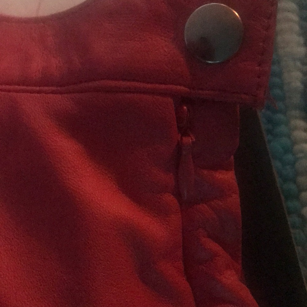 100% lamb leather circle skirt American Apperal - Picture 3 of 3